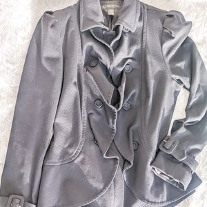 Women's black dress coat